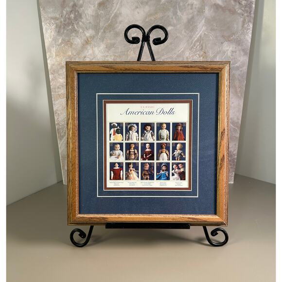 Collector Stamps Framed, sheet of 32 cent Classic American Dolls ‘96 - gift idea - Picture 2 of 5